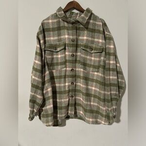 Dip - Soft Green Plaid Shacket